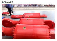 Heavy Duty Flange Hydraulic Cylinder Double Acting Industrial Piston
