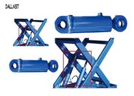 Hydraulic Mobile Scissor Lift Cylinder Double Acting Stroke 600 mm for Industry