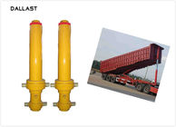 ISO9001 Certification Dump Trailer Hydraulic Cylinder Welded Plunger Long Stroke